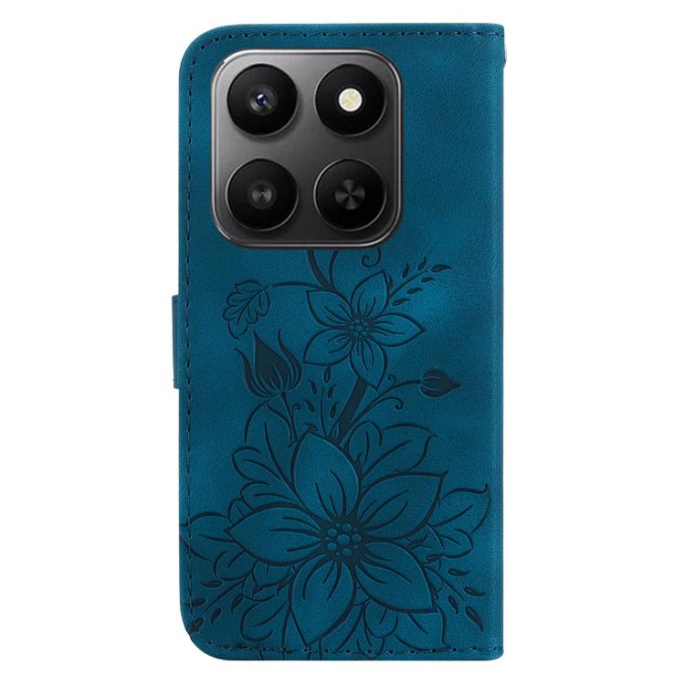 For Honor 400 Smart 4G / 5G Lily Embossed Leather Phone Case