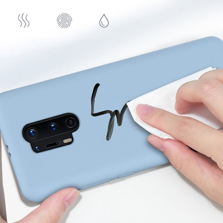 For OnePlus 8 Pro Liquid Silicone Coverage Mobile Phone Protective Case