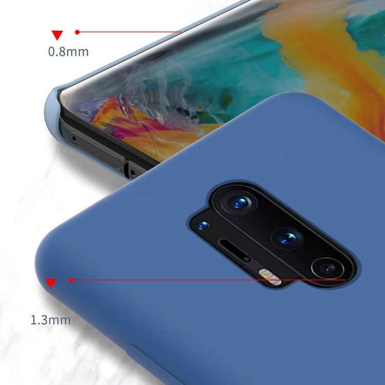 For OnePlus 8 Pro Liquid Silicone Coverage Mobile Phone Protective Case