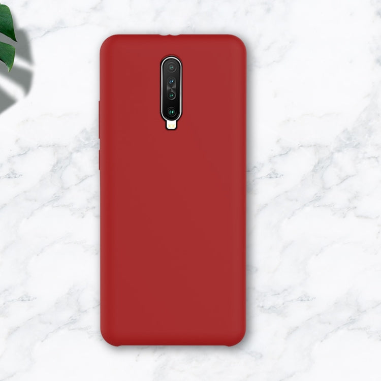 For Xiaomi Redmi K30 Liquid Silicone Coverage Mobile Phone Protective Case