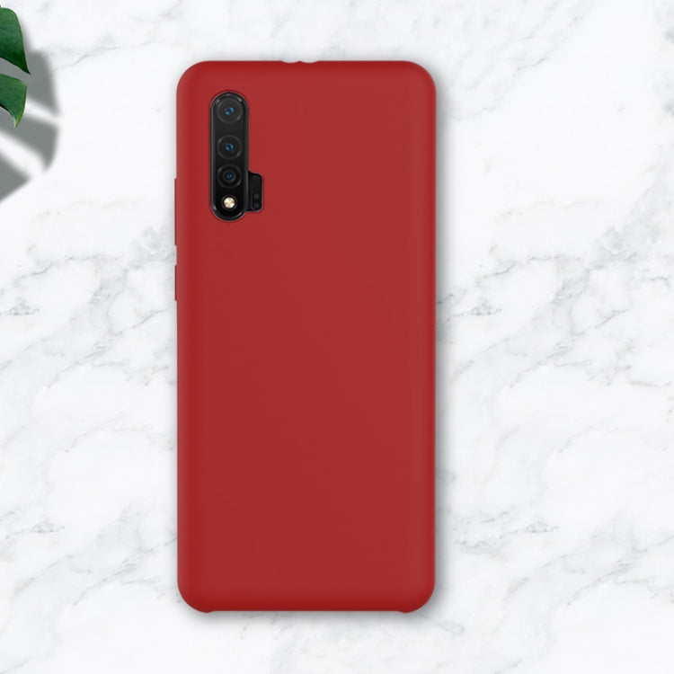 For Huawei nova 6 4G Liquid Silicone Coverage Mobile Phone Protective Case