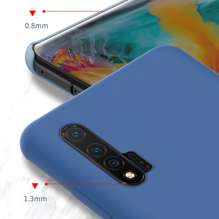 For Huawei nova 6 4G Liquid Silicone Coverage Mobile Phone Protective Case