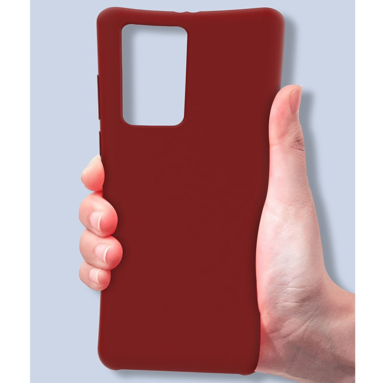 For Huawei nova 6 4G Liquid Silicone Coverage Mobile Phone Protective Case