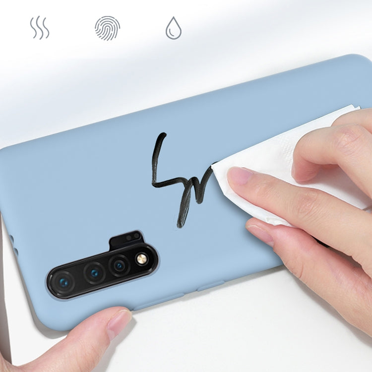 For Huawei nova 6 4G Liquid Silicone Coverage Mobile Phone Protective Case