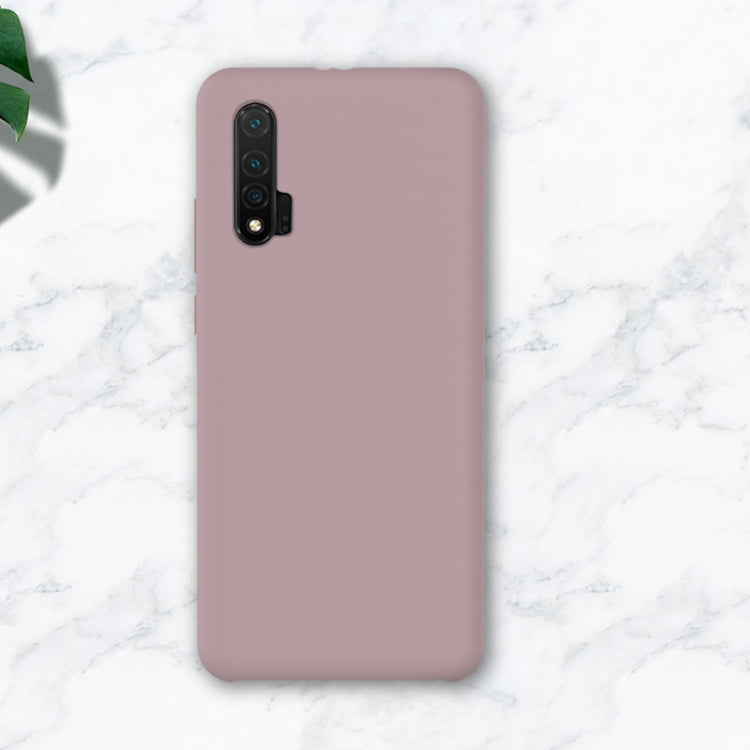 For Huawei nova 6 5G Liquid Silicone Coverage Mobile Phone Protective Case