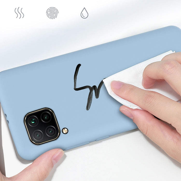 For Huawei P40 Lite / nova 6 SE Liquid Silicone Coverage Mobile Phone Protective Case