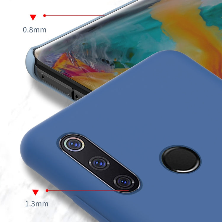 For Huawei Enjoy 9 Plus Liquid Silicone Coverage Mobile Phone Protective Case