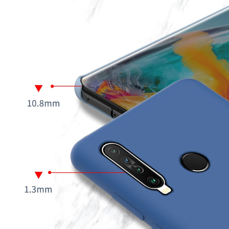 For Huawei Enjoy 10 Plus Liquid Silicone Coverage Mobile Phone Protective Case