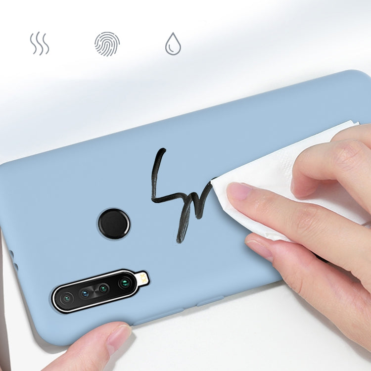 For Huawei Enjoy 10 Plus Liquid Silicone Coverage Mobile Phone Protective Case