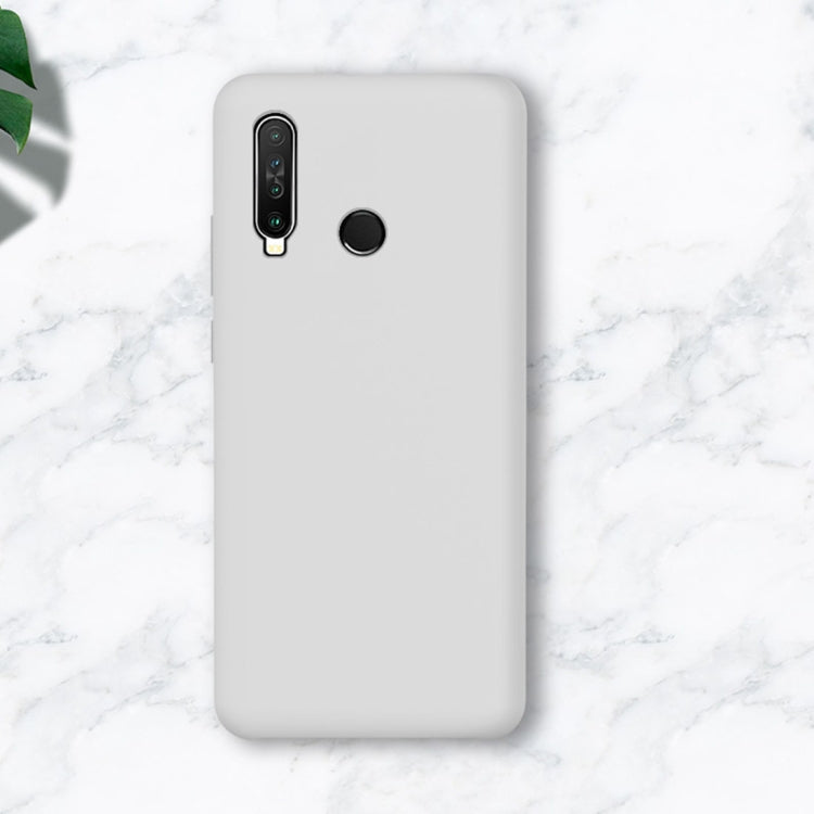 For Huawei Enjoy 10 Plus Liquid Silicone Coverage Mobile Phone Protective Case
