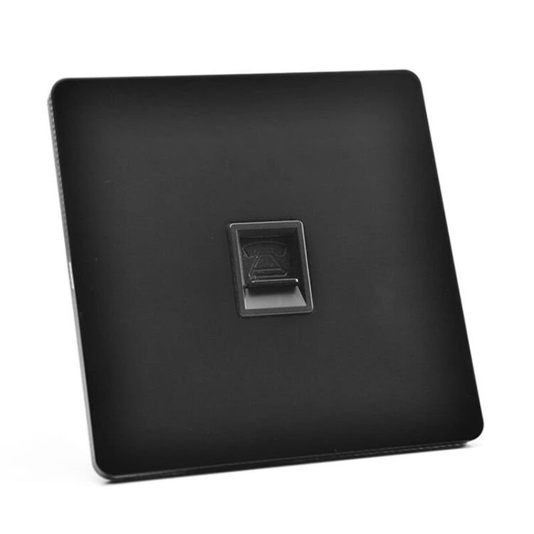 86mm Retro Copper Panel Hand Switch Panel, Style:Telephone Hole