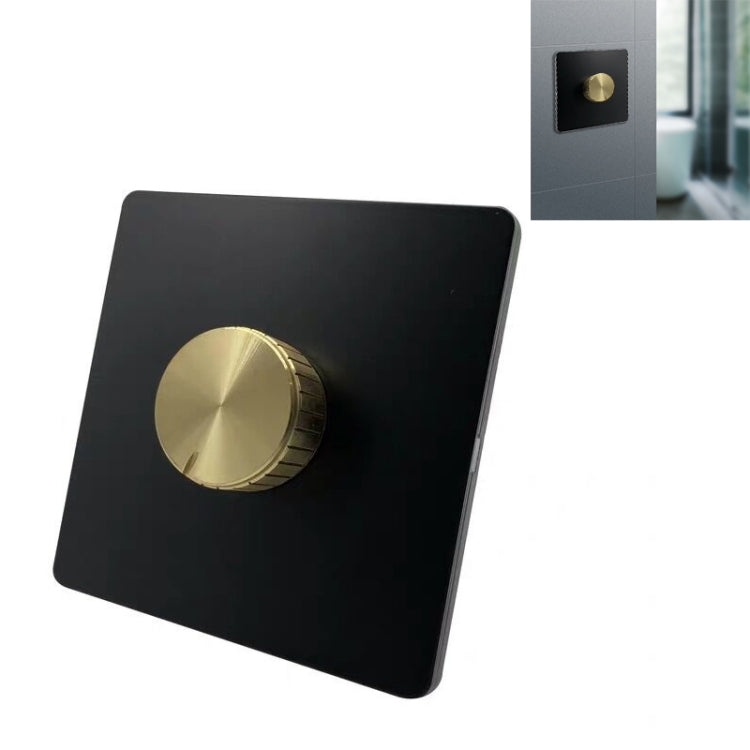 86mm Retro Copper Panel Hand Switch Panel, Style:Dimmer Switch