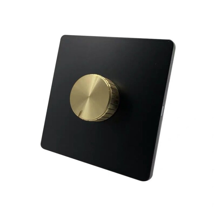 86mm Retro Copper Panel Hand Switch Panel, Style:Dimmer Switch