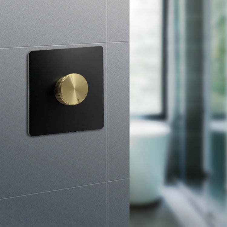86mm Retro Copper Panel Hand Switch Panel, Style:Dimmer Switch
