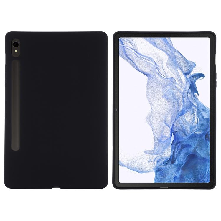For Samsung Galaxy Tab S10 Lite 5G/S10/S10 FE Pure Color Liquid Silicone Shockproof Tablet Case