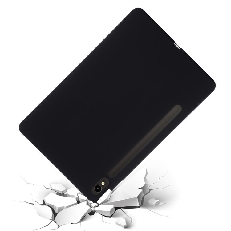 For Samsung Galaxy Tab S10 Lite 5G/S10/S10 FE Pure Color Liquid Silicone Shockproof Tablet Case