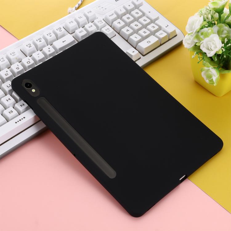 For Samsung Galaxy Tab S10 Lite 5G/S10/S10 FE Pure Color Liquid Silicone Shockproof Tablet Case