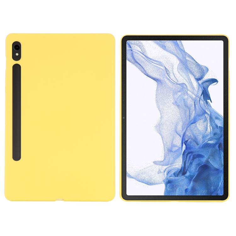 For Samsung Galaxy Tab S10 Lite 5G/S10/S10 FE Pure Color Liquid Silicone Shockproof Tablet Case