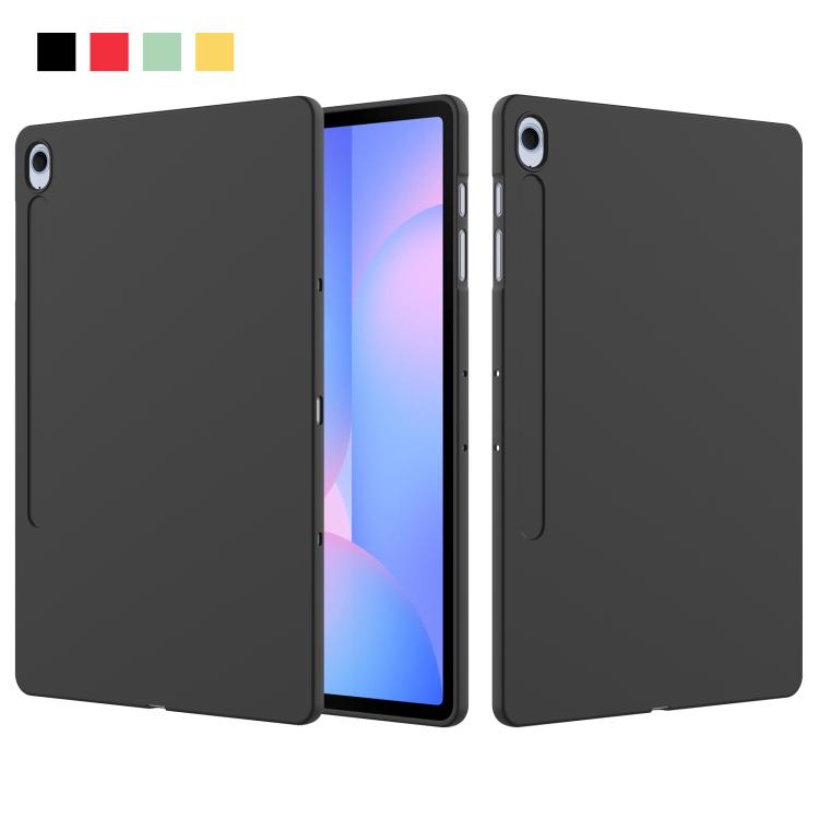 For Samsung Galaxy Tab S10 FE+ Pure Color Liquid Silicone Shockproof Tablet Case