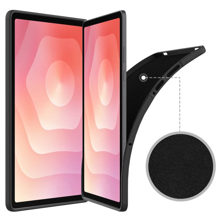 For Samsung Galaxy Tab S11 Pure Color Liquid Silicone Shockproof Tablet Case