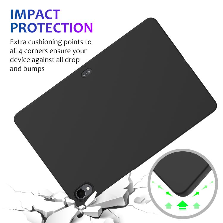 For Samsung Galaxy Tab S11 Pure Color Liquid Silicone Shockproof Tablet Case