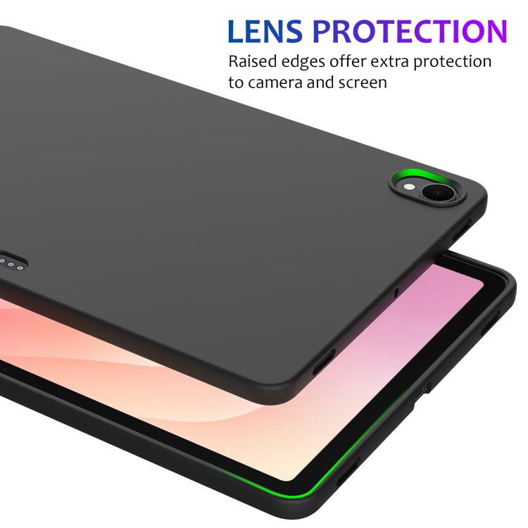For Samsung Galaxy Tab S11 Pure Color Liquid Silicone Shockproof Tablet Case