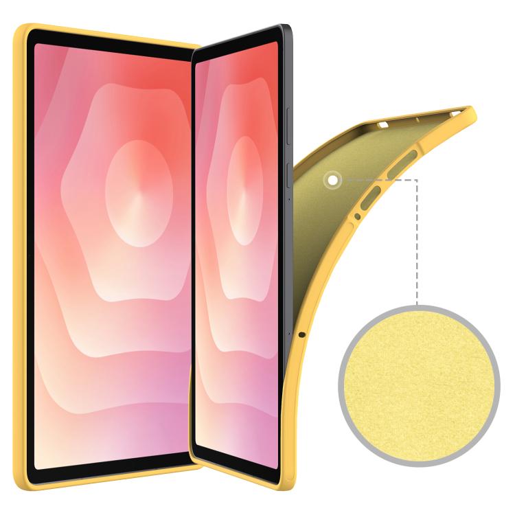 For Samsung Galaxy Tab S11 Pure Color Liquid Silicone Shockproof Tablet Case