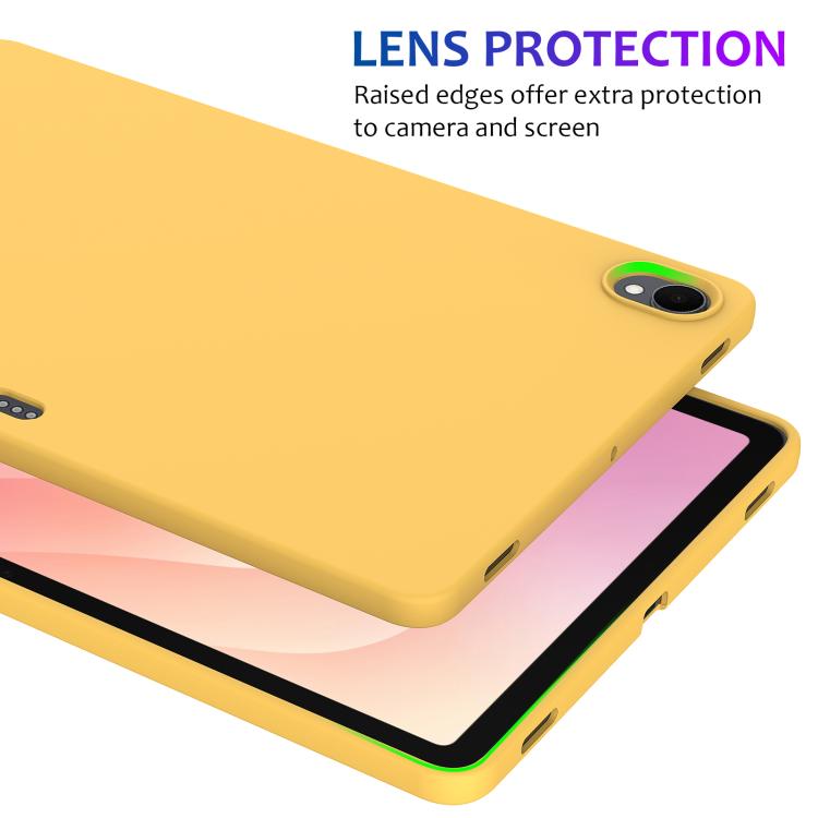 For Samsung Galaxy Tab S11 Pure Color Liquid Silicone Shockproof Tablet Case