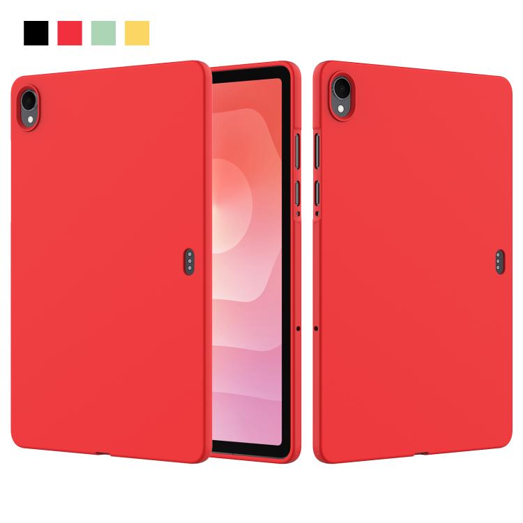 For Samsung Galaxy Tab S11 Pure Color Liquid Silicone Shockproof Tablet Case