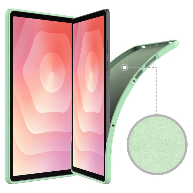 For Samsung Galaxy Tab S11 Pure Color Liquid Silicone Shockproof Tablet Case
