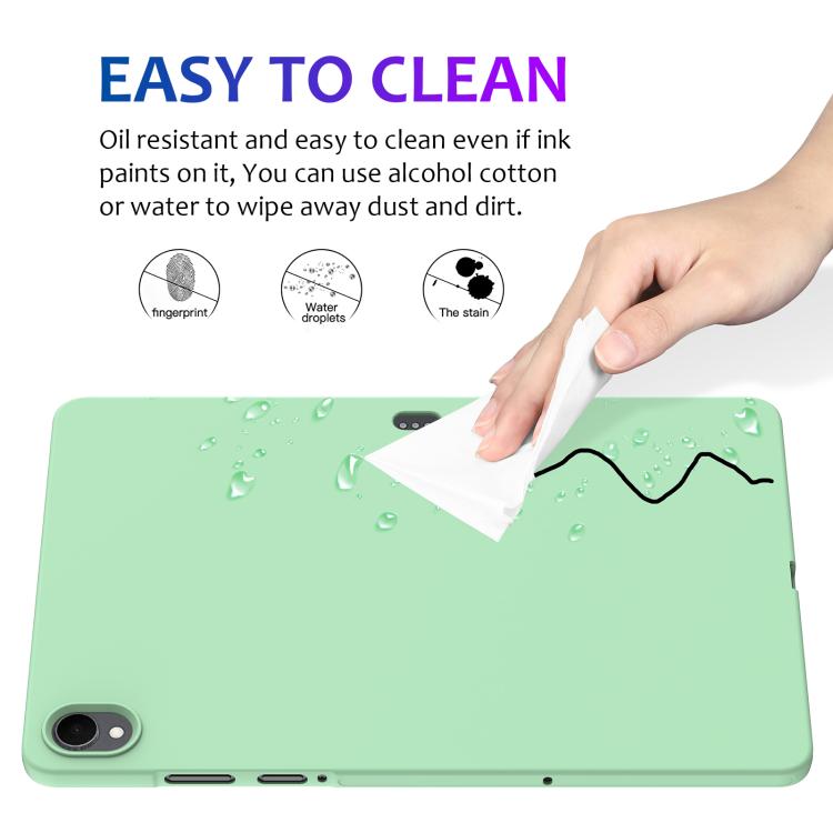 For Samsung Galaxy Tab S11 Pure Color Liquid Silicone Shockproof Tablet Case