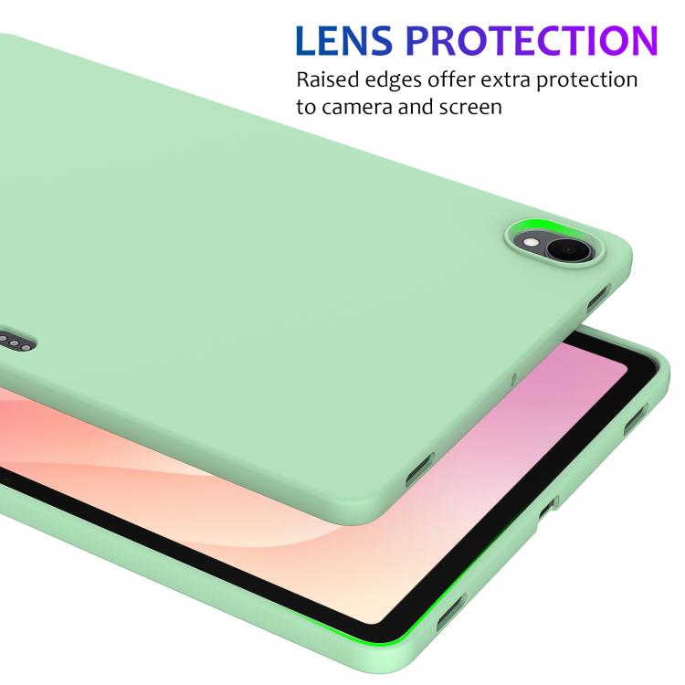 For Samsung Galaxy Tab S11 Pure Color Liquid Silicone Shockproof Tablet Case