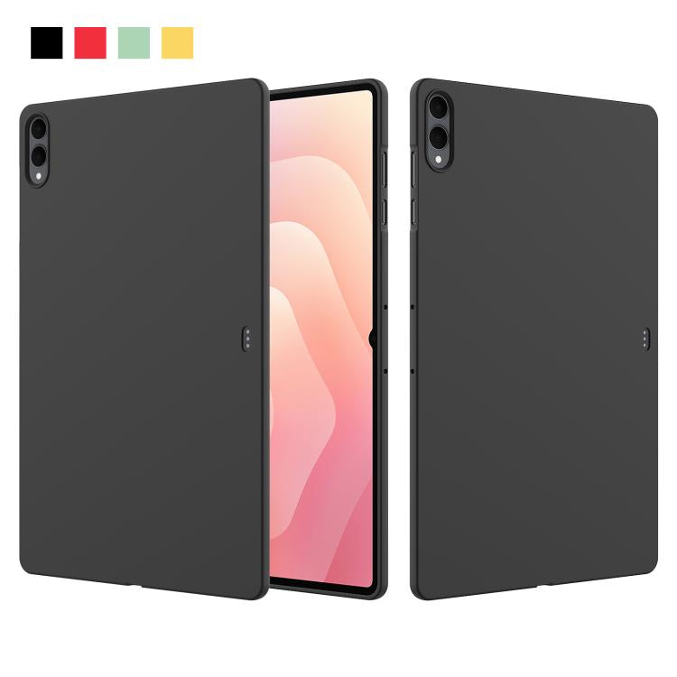 For Samsung Tab S11 Ultra Pure Color Liquid Silicone Shockproof Tablet Case