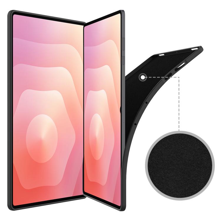 For Samsung Tab S11 Ultra Pure Color Liquid Silicone Shockproof Tablet Case