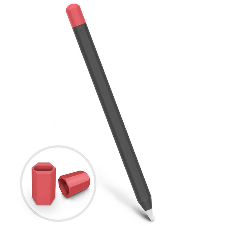 For Apple Pencil 1 Stylus Touch Pen Split Contrast Color Silicone Protective Case