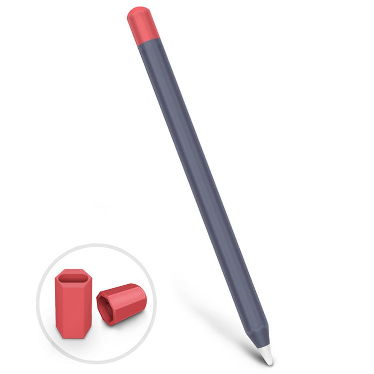 For Apple Pencil 1 Stylus Touch Pen Split Contrast Color Silicone Protective Case