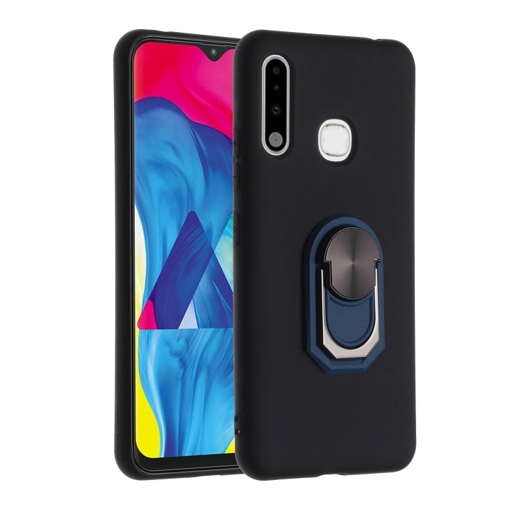 For Samsung Galaxy A70e PC + TPU Shockproof Protective Case with Ring Holder