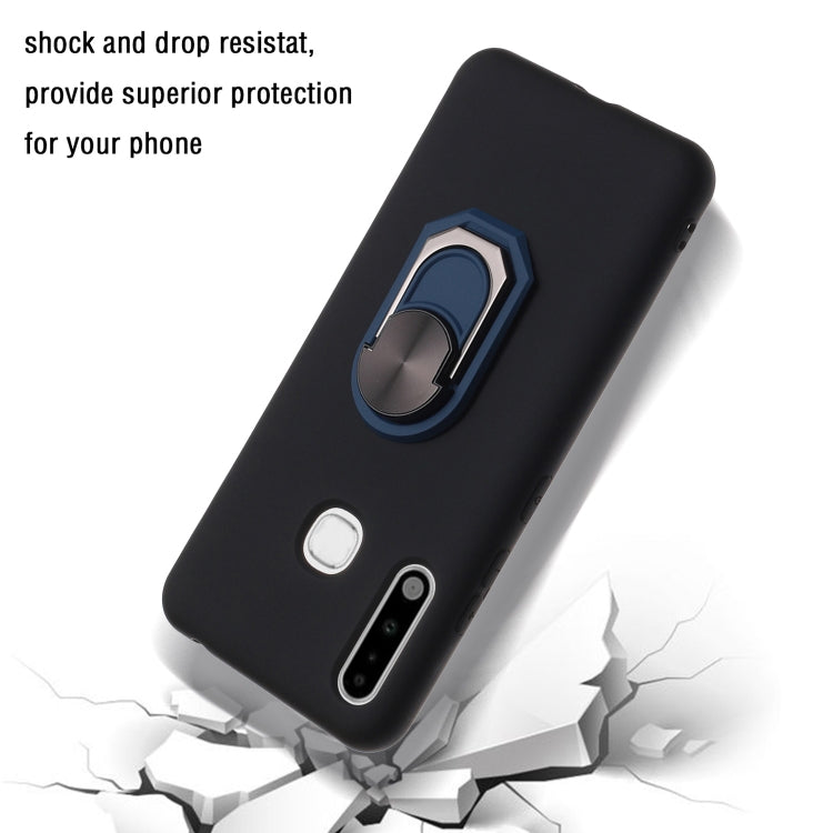 For Samsung Galaxy A70e PC + TPU Shockproof Protective Case with Ring Holder