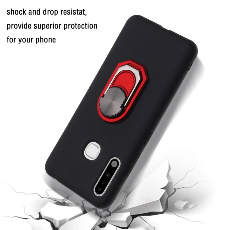 For Samsung Galaxy A70e PC + TPU Shockproof Protective Case with Ring Holder