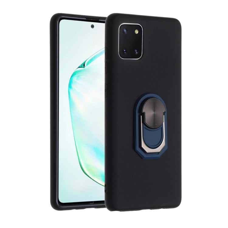 For Samsung Galaxy A81 PC + TPU Shockproof Protective Case with Ring Holder