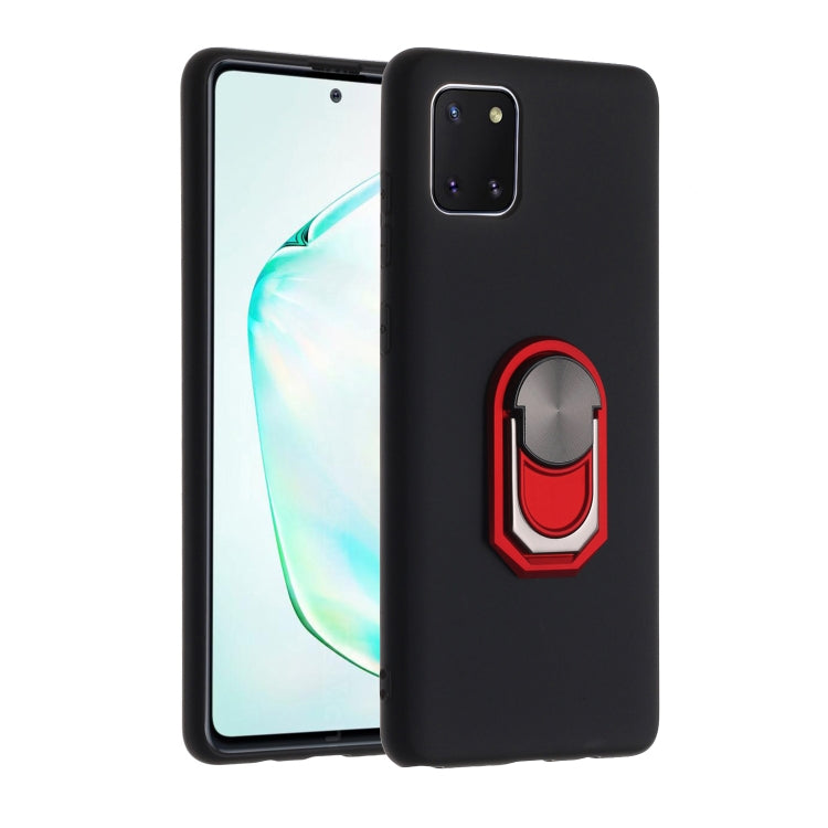 For Samsung Galaxy A81 PC + TPU Shockproof Protective Case with Ring Holder
