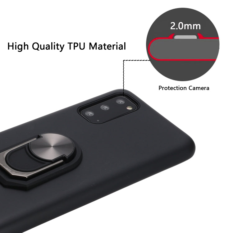For Samsung Galaxy S20 PC + TPU Shockproof Protective Case with Ring Holder