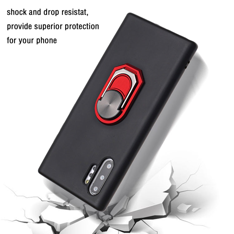For Samsung Galaxy Note10+ PC + TPU Shockproof Protective Case with Ring Holder