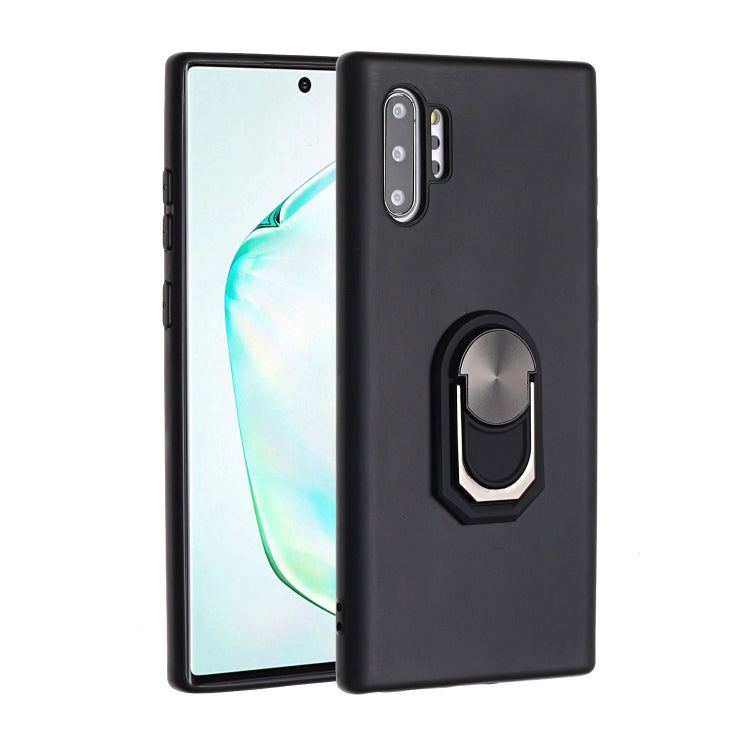 For Samsung Galaxy Note10+ PC + TPU Shockproof Protective Case with Ring Holder