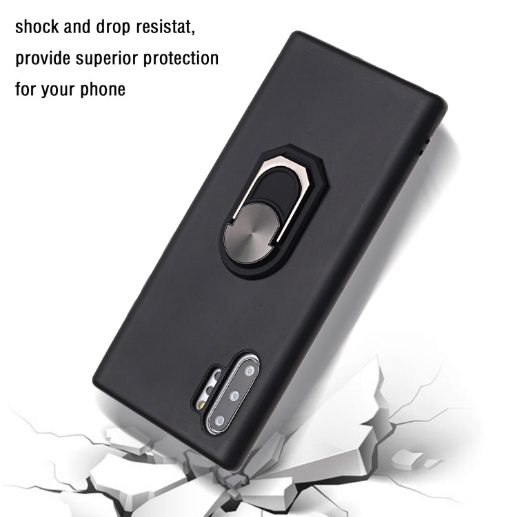 For Samsung Galaxy Note10+ PC + TPU Shockproof Protective Case with Ring Holder