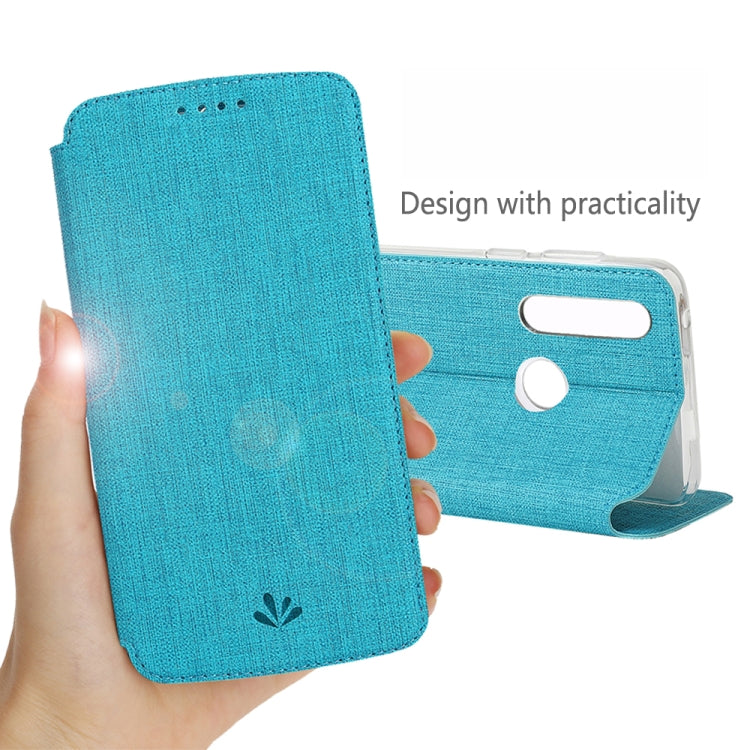For Motorola Moto G Power ViLi Magnetic Suction Shockproof TPU + PU Horizontal Flip Protective Case with Card Slot & Holder