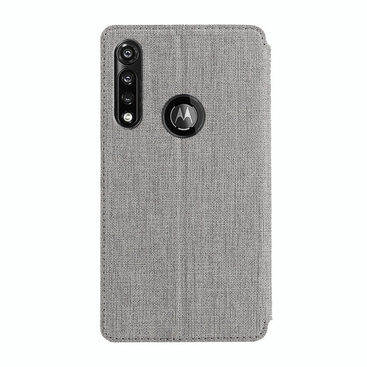 For Motorola Moto G Power ViLi Magnetic Suction Shockproof TPU + PU Horizontal Flip Protective Case with Card Slot & Holder