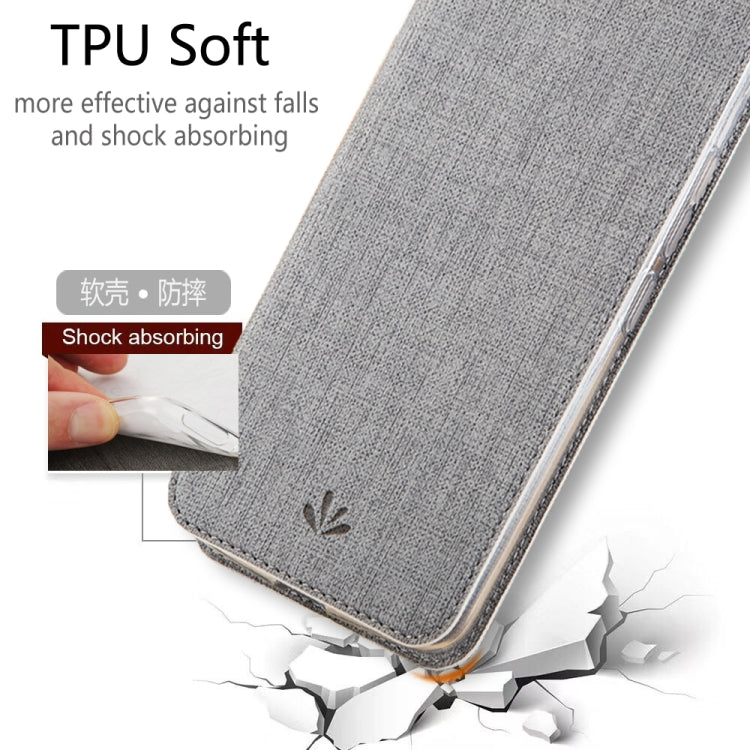 For Motorola Moto G Power ViLi Magnetic Suction Shockproof TPU + PU Horizontal Flip Protective Case with Card Slot & Holder