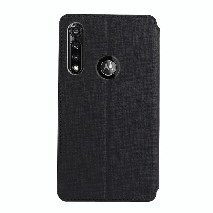 For Motorola Moto G Power ViLi Magnetic Suction Shockproof TPU + PU Horizontal Flip Protective Case with Card Slot & Holder