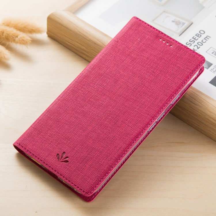 For Google Pixel 4a ViLi Magnetic Suction Shockproof TPU + PU Horizontal Flip Protective Case with Card Slot & Holder